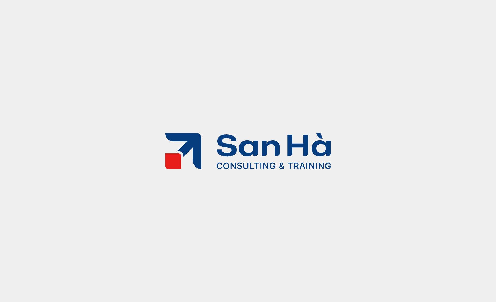 San Hà Consulting & Training logo designed by Thirsty Fox – symbolising Vietnamese talents reaching global standards