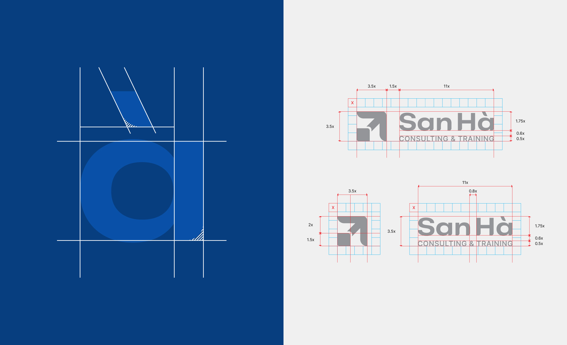 San Ha Logo Design by Thirsty Fox